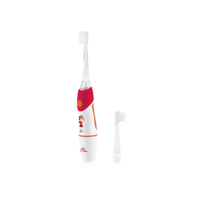 ETA Toothbrush | Sonetic ETA071090030 | Battery operated | For kids | Number of brush heads included 2 | Number of teeth brushing modes 1 | Red / White