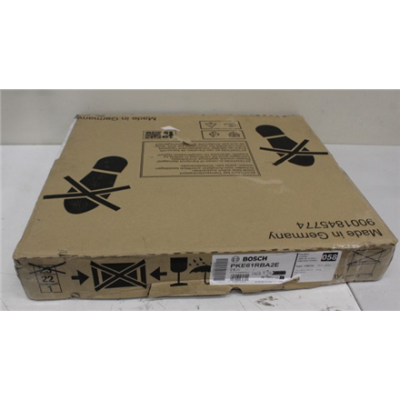 SALE OUT. Bosch PKE61RBA2E Electric Hob, Number of burners / cooking zones 4, Without Frame, Width 60 cm, Black | Bosch Hob | PKE61RBA2E | Electric | Number of burners / cooking zones 4 | Touch | Timer | Black | DAMAGED PACKAGING, MISSING 