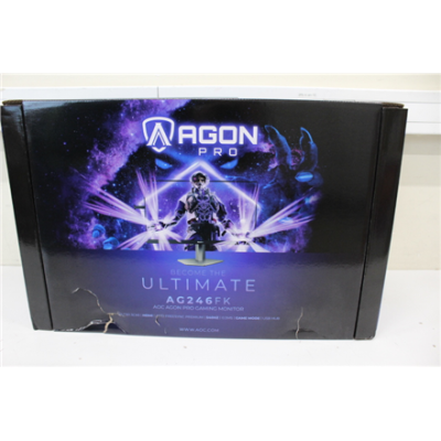 SALE OUT. AOC AG246FK 24“, 1920x1080, 16:9, 400 cd / m², 1ms, HDMI, Displayport | AOC AG246FK | 24.1 " | Ultra-Fast TN eSports | FHD | 16:9 | 540 Hz | 0.5 ms | 1920 x 1080 pixels | 400 cd / m² | HDMI ports quantity 2 | Black | Warr