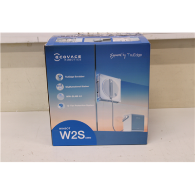 SALE OUT. Ecovacs WINBOT W2S OMNI Window cleaning robot, White / Silver | Ecovacs Window Cleaning Robot | WINBOT W2S OMNI | Corded | 8000 Pa | White | USED, DIRTY