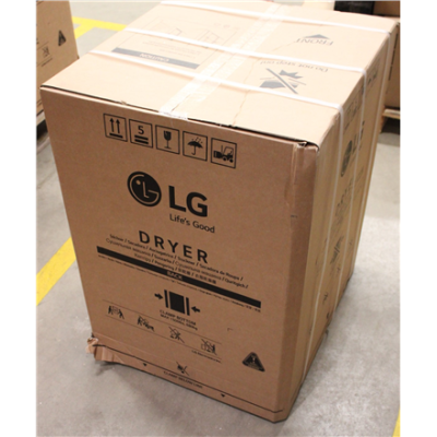 SALE OUT. | SALE OUT. LG Dryer Machine | RH90V9AV4N | Energy efficiency class C | Front loading | 9 kg | LED | Depth 66 cm | Wi-Fi | White | DAMAGED PACKAGING