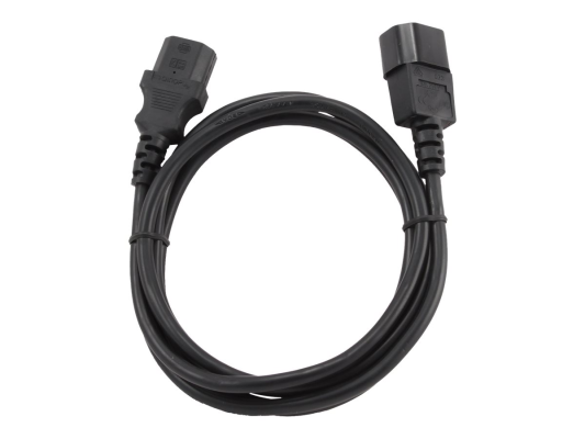 Cablexpert | PC-189-VDE power extension cable 1.8 meter | Black C14 coupler | C14 coupler