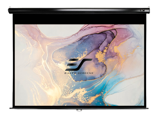 Elite Screens | Manual Series | M99UWS1 | Diagonal 99 " | 1:1 | Viewable screen width (W) 178 cm | Black