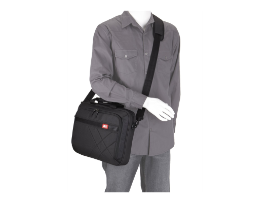 Case Logic | DLC115 | Fits up to size 15 " | Messenger - Briefcase | Black | Shoulder strap