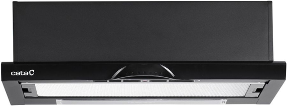 CATA | Hood | TF-5260 / C | Telescopic | Energy efficiency class E | Width 60 cm | 325 m³ / h | Mechanical Slider Control | Black