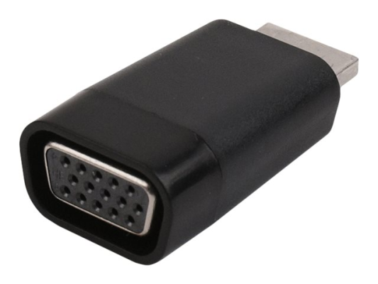 Gembird | HDMI to VGA adapter, single port | Black | HDMI | VGA