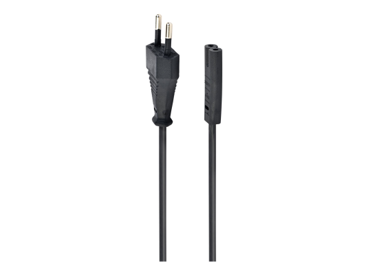 Cablexpert | Power cord (C7), VDE approved | Black Power plug type C