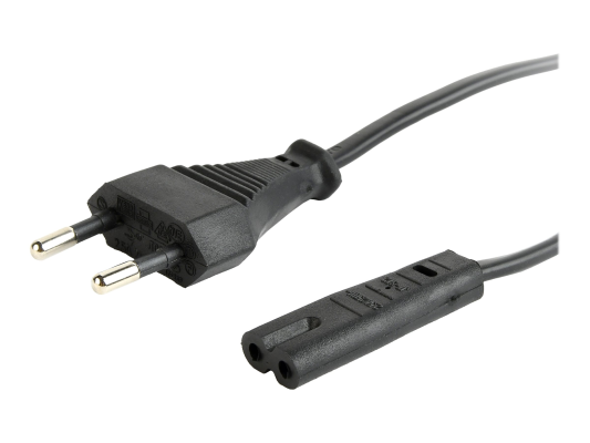 Cablexpert | Power cord (C7), VDE approved | Black Power plug type C