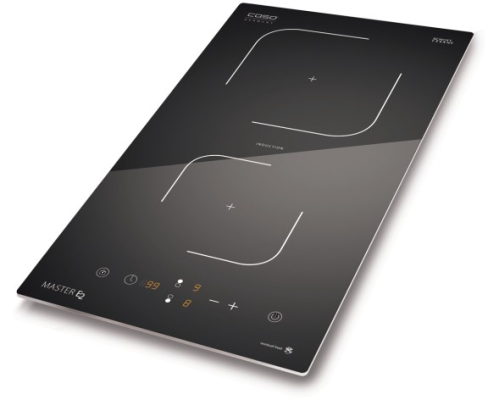Caso | Hob | Master E2 | Induction | Number of burners / cooking zones 2 | Touch | Timer | Black