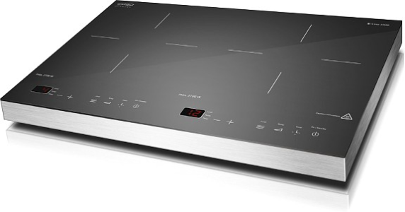 Caso | Free standing table hob | S-Line 3500 | Number of burners / cooking zones 2 | Sensor-Touch | Black | Induction