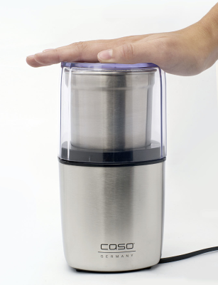 Caso | Electric coffee grinder | 1830 | 200 W W | Lid safety switch | Number of cups 8 pc(s) | Stainless steel