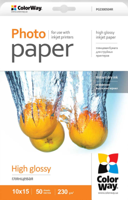 230 g / m² | 10x15 | High Glossy Photo Paper