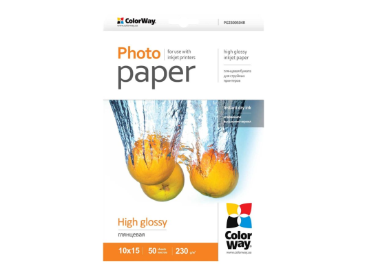 230 g / m² | 10x15 | High Glossy Photo Paper