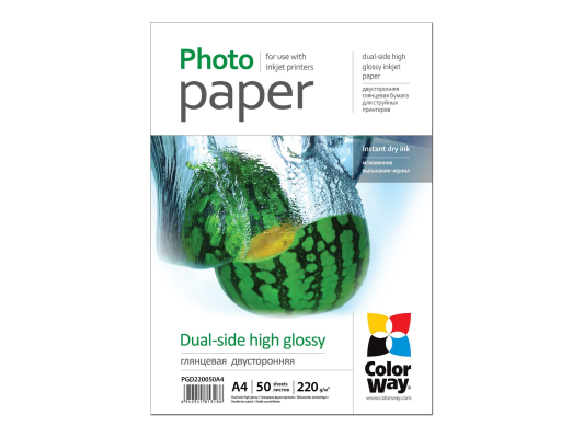 220 g / m² | A4 | High Glossy dual-side Photo Paper