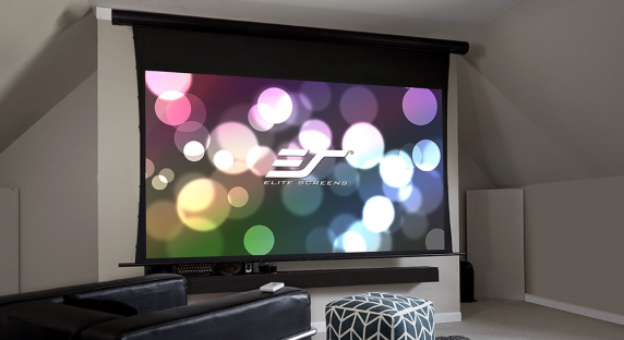 Elite Screens | Saker Tab-Tension Series | SKT120UHW-E10 | Diagonal 120 " | 16:9 | Viewable screen width (W) 266 cm | Black