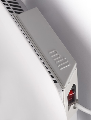 Mill | Heater | IB1200DN Steel | Panel Heater | 1200 W | Number of power levels 1 | Suitable for rooms up to 14-18 m² | White | N / A