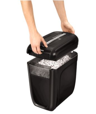 Powershred | 60Cs | Black | 22 L | Credit cards shredding | 75 dB | Paper handling standard / output 10 sheets per pass | Cross-Cut Shredder | Warranty 24 month(s)