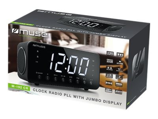 Muse | Clock radio | M-192CR | Black