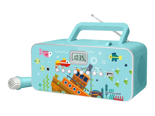 Muse | M-29KB | Portable radio CD / MP3 player with USB | 30 W | Image