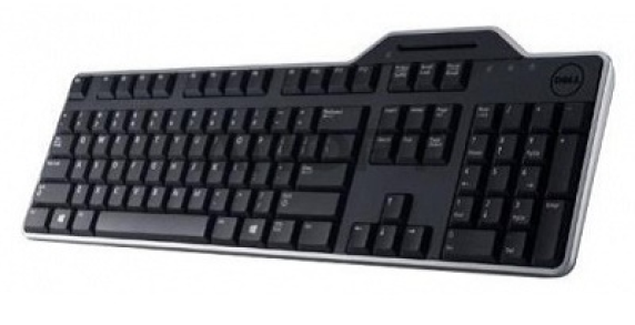 Dell | KB813 | Smartcard keyboard | Wired | Russian | Black
