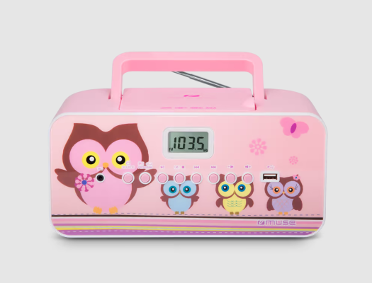 Muse | M-29KP | Portable radio CD / MP3 player with USB | 30 W | Pink / Image