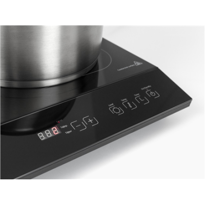 Caso | Free standing table hob | 02231 | Number of burners / cooking zones 2 | Sensor touch control | Black | Induction