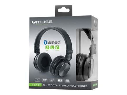 Muse | M-276BT | Wireless | On-Ear | Microphone | Wireless | Black