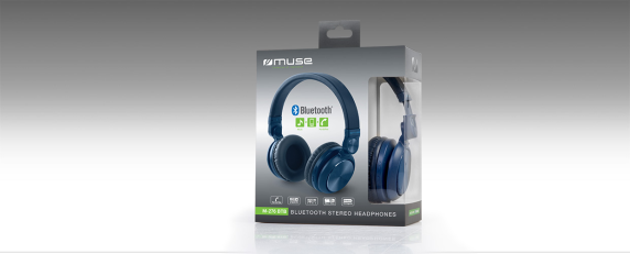 Muse | M-276BTB | Wireless | On-Ear | Microphone | Wireless | Blue