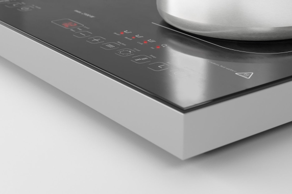 Caso | Hob | ProGourmet 3500 | Table top | Number of burners / cooking zones 2 | Sensor touch display | Timer | Black | Display