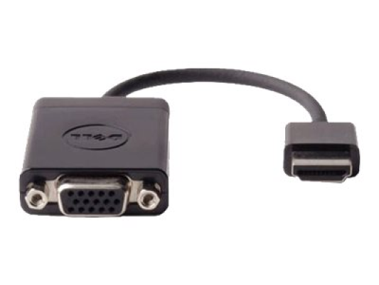 Dell | Adapter HDMI to VGA | 470-ABZX | Black | HDMI - Male | HD-15 (VGA) - Female