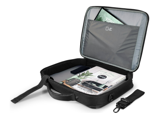 PORT DESIGNS | Courchevel | Fits up to size 15.6 " | Messenger - Briefcase | Black | Shoulder strap