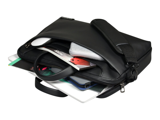 PORT DESIGNS | Zurich | Fits up to size 15.6 " | Messenger - Briefcase | Black | Shoulder strap