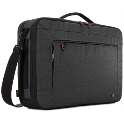 Case Logic | Era Hybrid Briefcase | Fits up to size 15.6 " | Messenger - Briefcase / Backpack | Obsidian | Shoulder strap