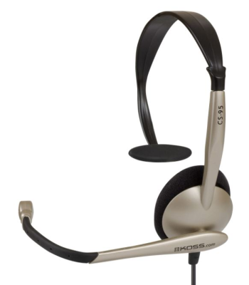Koss | Headphones | CS95 | Wired | On-Ear | Microphone | Black / Gold
