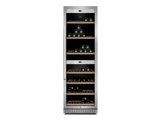 Caso | Wine cooler | WineChef Pro 180 | Energy efficiency class G | Showcase | Free standing | Bottles capacity 180 bottles | Cooling type Compressor technology | Stainless steel