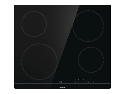 Gorenje | Hob | ECT641BSC | Vitroceramic | Number of burners / cooking zones 4 | Touch | Timer | Black | Display