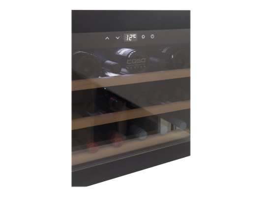 Caso | Wine cooler | WineSafe 18 EB | Energy efficiency class G | Built-in | Bottles capacity 18 bottles | Cooling type Compressor technology | Black