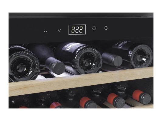 Caso | Wine cooler | WineSafe 18 EB | Energy efficiency class G | Built-in | Bottles capacity 18 bottles | Cooling type Compressor technology | Black