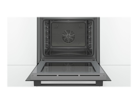 Bosch | Oven | HBA530BB0S | 71 L | A | Multifunctional | EcoClean | Push pull buttons | Height 60 cm | Width 60 cm | Black