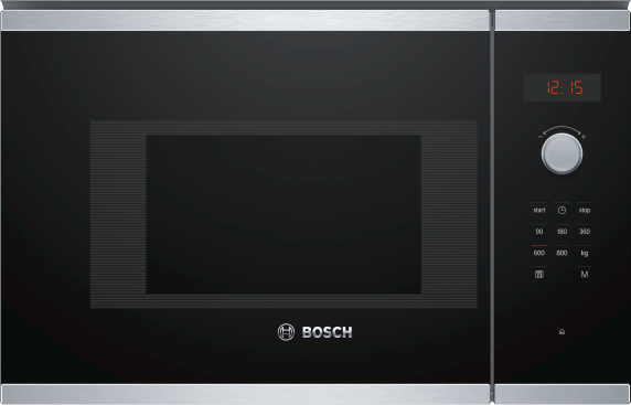 Bosch | Microwave Oven | BFL523MS0 | Built-in | 20 L | 800 W | Stainless steel / Black