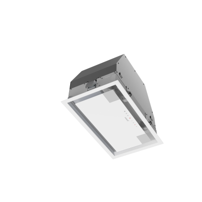 CATA | Hood | GC DUAL A 45 XGWH | Canopy | Energy efficiency class A | Width 45 cm | 820 m³ / h | Touch control | LED | White glass