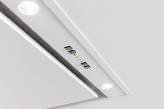 Novy | Hood | Pure'line 6831 | Ceiling | Energy efficiency class A+ | Width 90 cm | 634 m³ / h | Mechanical control | LED | White