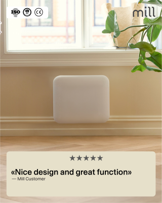 Mill | Heater | IB250 Steel | Panel Heater | 250 W | Number of power levels 1 | Suitable for rooms up to 2-5 m² | White