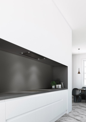 Novy | Hood | Mini Pure'line 826 | Canopy | Energy efficiency class A+ | Width 90 cm | 601 m³ / h | Mechanical control | LED | Black