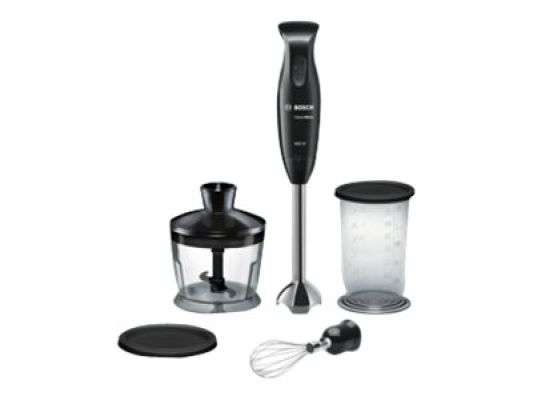 Bosch | Blender | CleverMixx MSM2650B | Hand Blender | 600 W | Jar material Plastic | Chopper | Mini chopper | Black