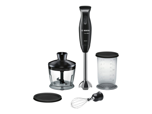 Bosch | Blender | CleverMixx MSM2650B | Hand Blender | 600 W | Jar material Plastic | Chopper | Mini chopper | Black