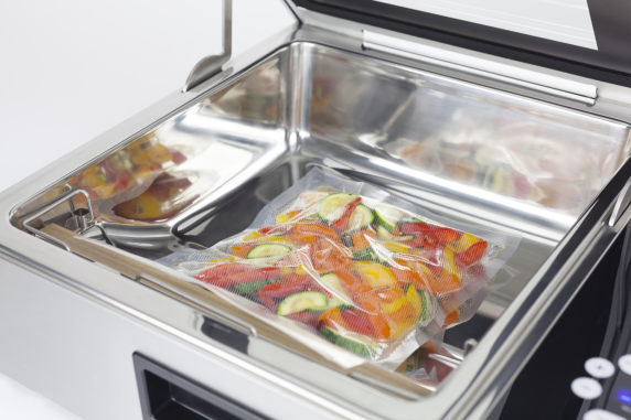 Caso | Chamber Vacuum sealer | VacuChef SlimLine | Power 400 W | Stainless steel