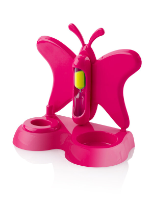 ETA | Toothbrush with water cup and holder | Sonetic ETA129490070 | Battery operated | For kids | Number of brush heads included 2 | Number of teeth brushing modes 2 | Pink