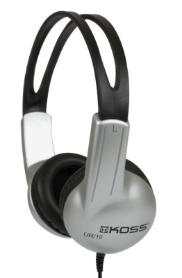 Koss | Headphones | UR10 | Wired | On-Ear | Silver / Black