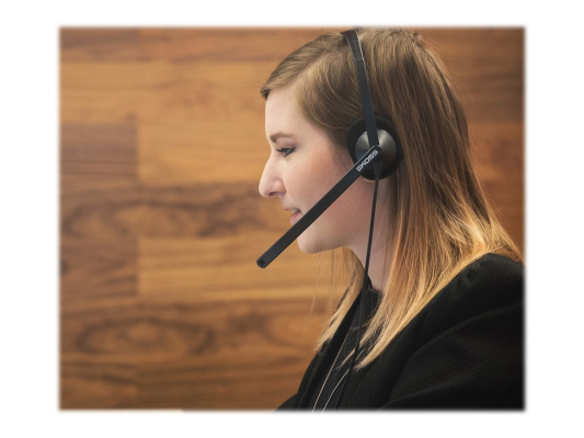 Koss | Headphones | CS195 USB | Wired | On-Ear | Microphone | Black